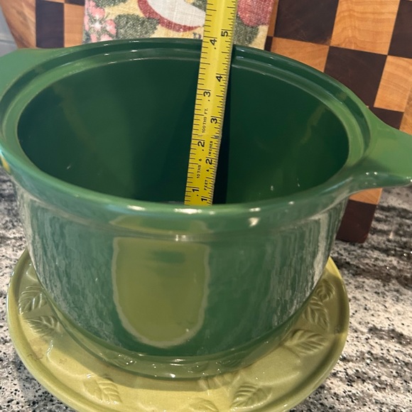 Vintage bean pot with lid - Picture 6 of 9